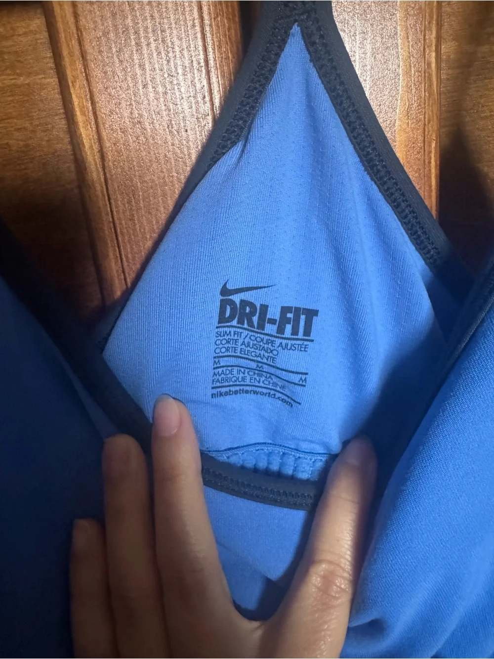 Nike Bright Blue Strappy Camisole Tank